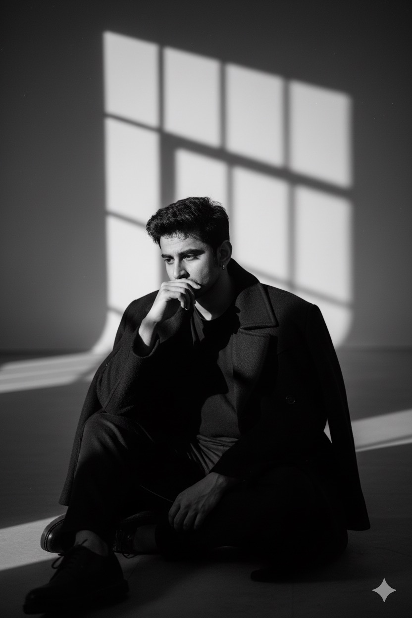 Black and White Aesthetic Portrait