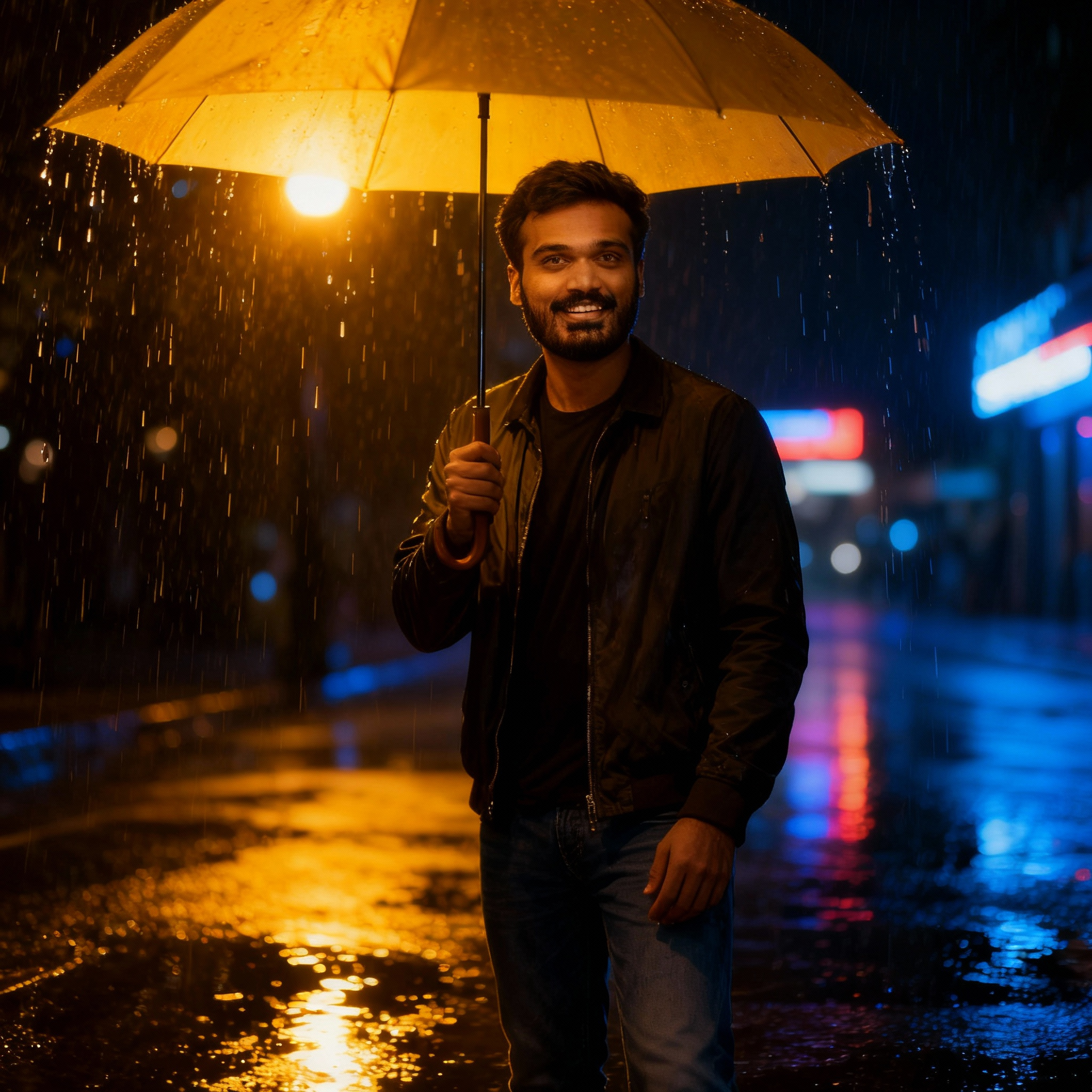 Rainy Street Portrait