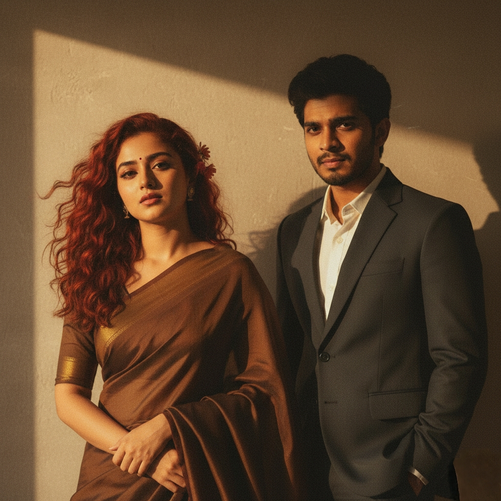 Brown Suite Couple