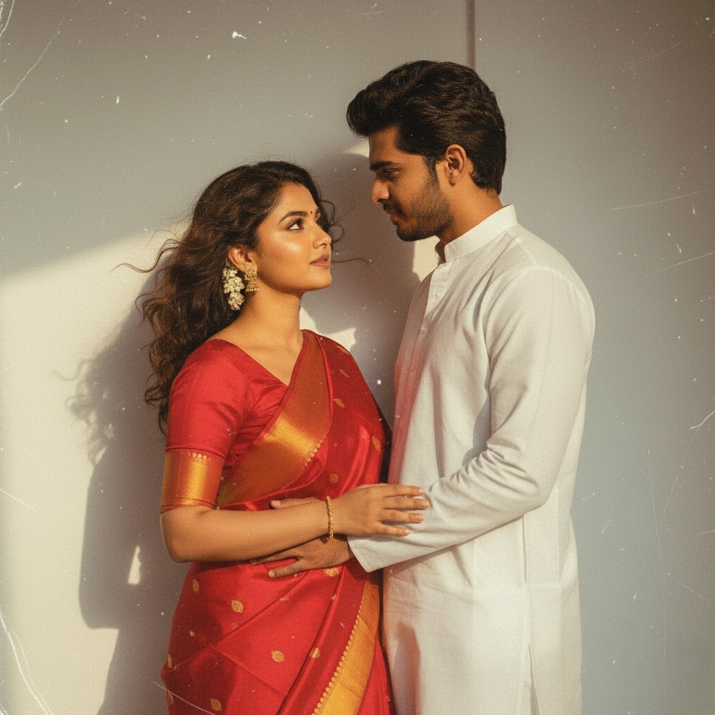 Red Kurta Couple